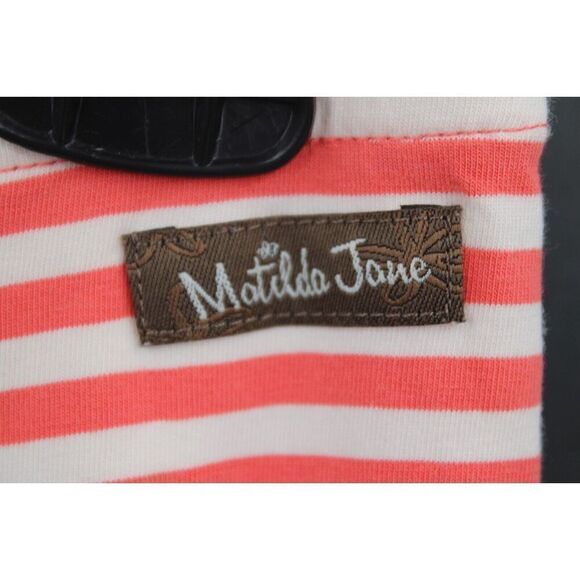 Matilda Jane Girls size 6 Zola Bow Stripped Leggings Friends Forever - Picture 4 of 8